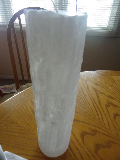 Back of candle
